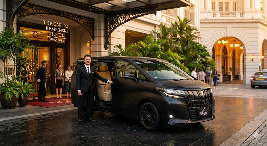 Toyota Alphard premium MPV Singapore airport transfer